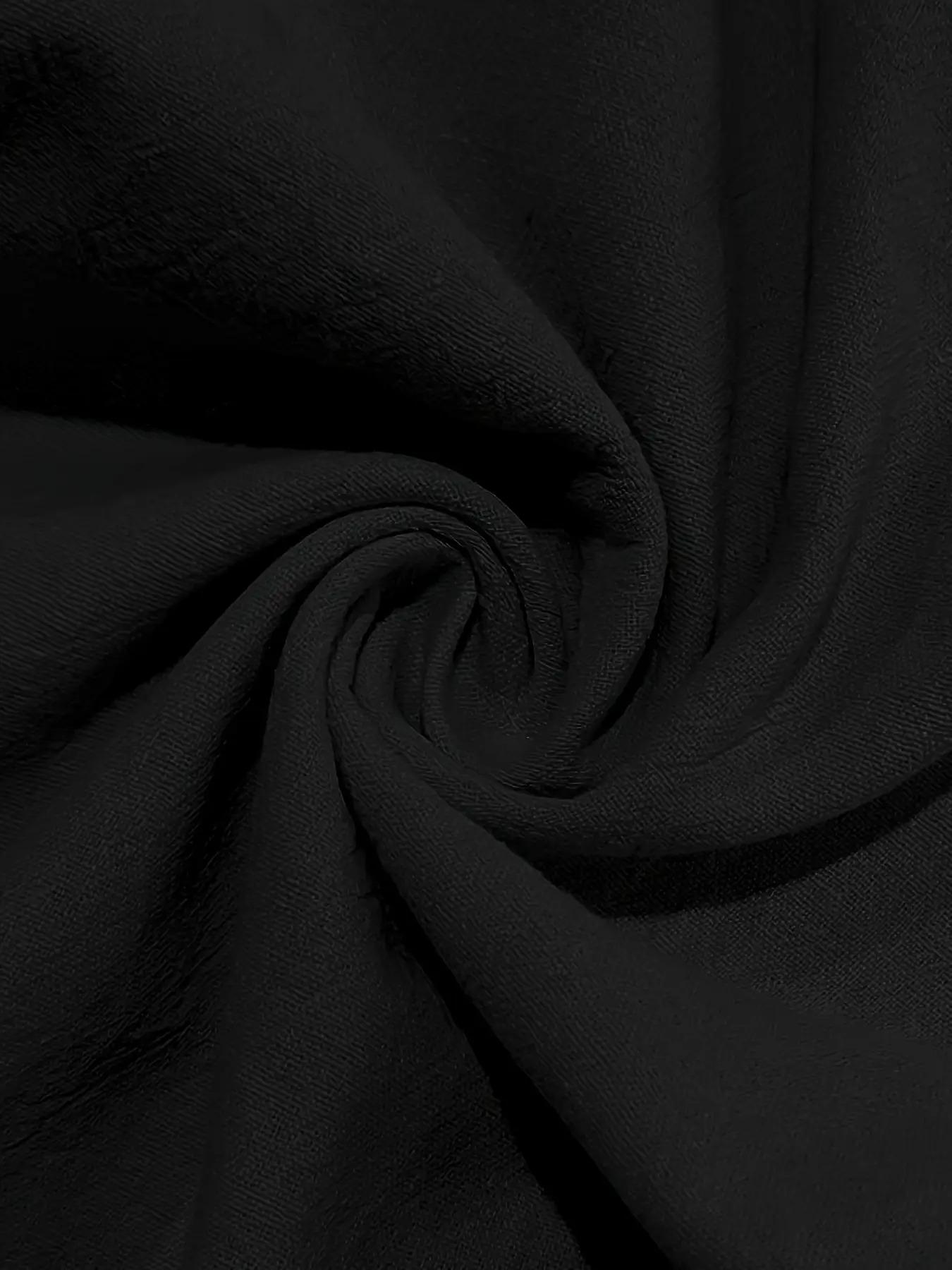 Men's Solid Color Linen Pants, Loose Casual Comfy Waterproof Quick-drying Tactical Casual Slant Pocket Pants for Outdoor Hiking, Men's Trousers for All Weather Conditions, Menswear, Casual Lounge Pants, Casual Sport Trousers