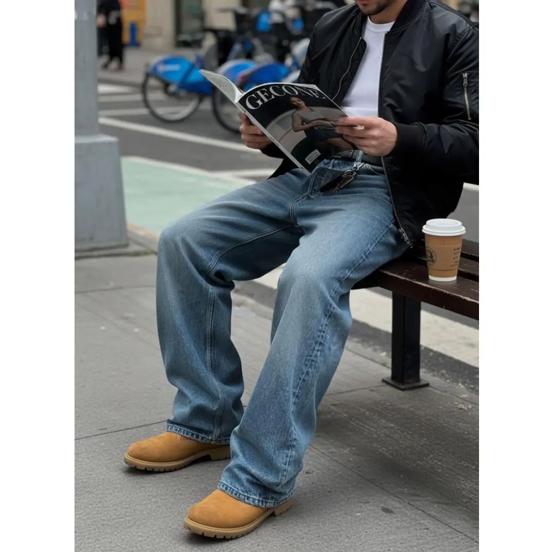 K-Label Stretch-free Straight-leg Pants