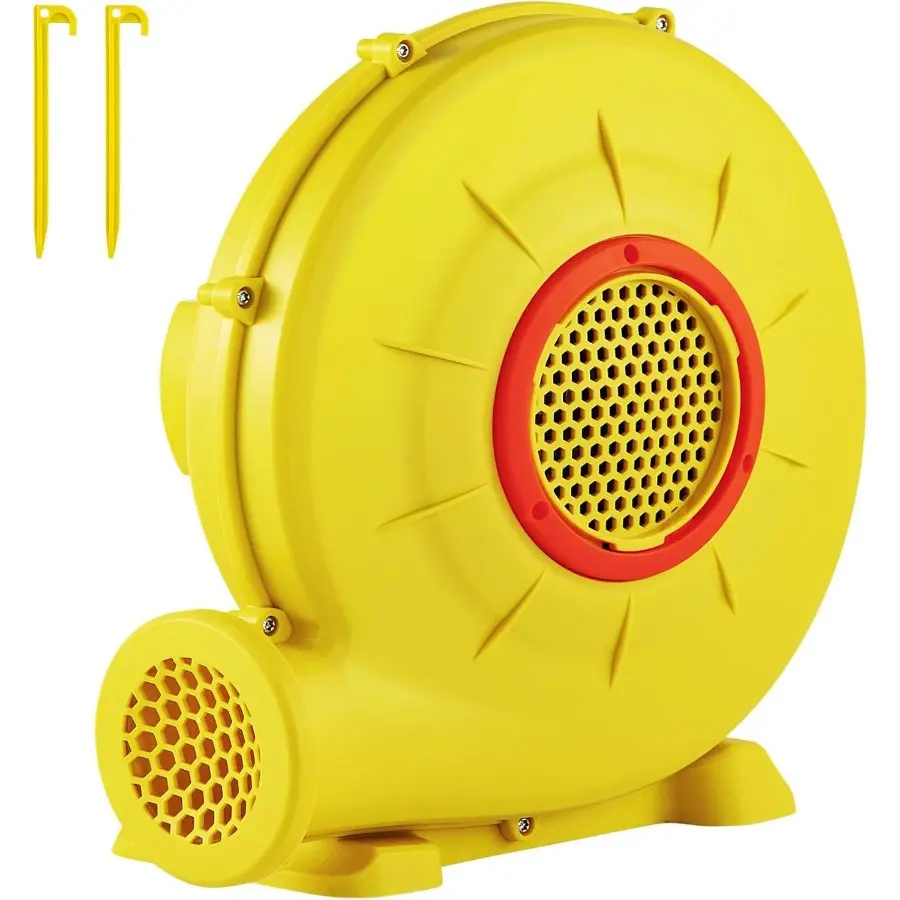 VEVOR Inflatable Blower, Electric Air Blower, Bounce House Blowing Pump, Commercial Corded Fan Pump for Castle Wate Slides Water Slide Bouncy Castle