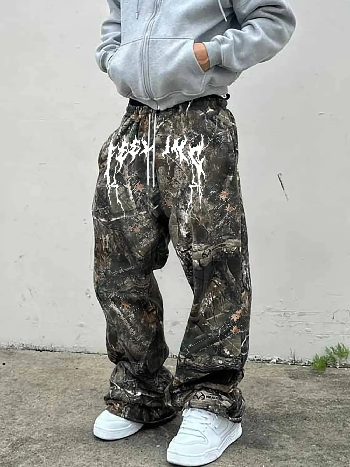 Men's Pants, Street Fashion Casual Loose Camouflage Trousers for Daily Wear, Men's Bottoms for Summer