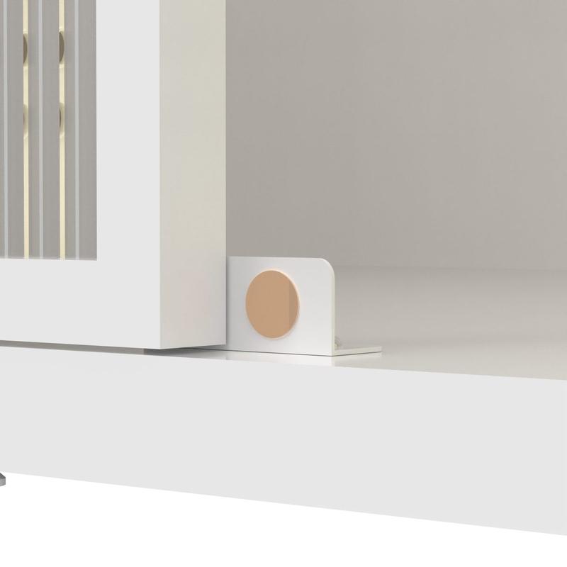 73" Tall 6-Tier Kitchen Pantry Cabinet with Flip Door, Adjustable Shelves & Anti-Tip Design - Versatile Storage for Kitchen, Living Room, Office