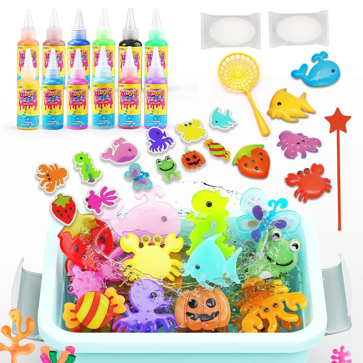 Fun Science Experiment Kit for Kids, DIY Magical 3D Water Genie, Creative Floating Toy, No Bake Painting for Ages 3+, Perfect Gift for Birthdays & Christmas, Art, Creative Craft Kit, Art Kits