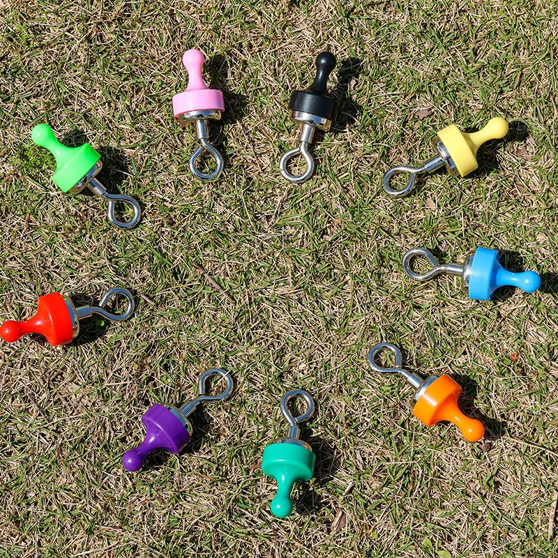 Outdoor Equipment Suction Cup Hook Canopy Tent Light Magnetic Clip Hook Holder Superglue Magnet Buckle Clip Camping