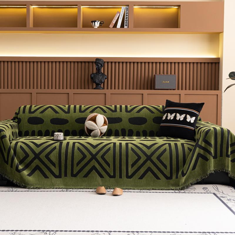 Geometric Jacquard Sofa Cover, Jacquard Couch Covers, 1 Count Non-slip Sofa Slipcover, Soft Sofa Protector, Sofa Protector for Home Living Room, Home Decor #TOP PICKS