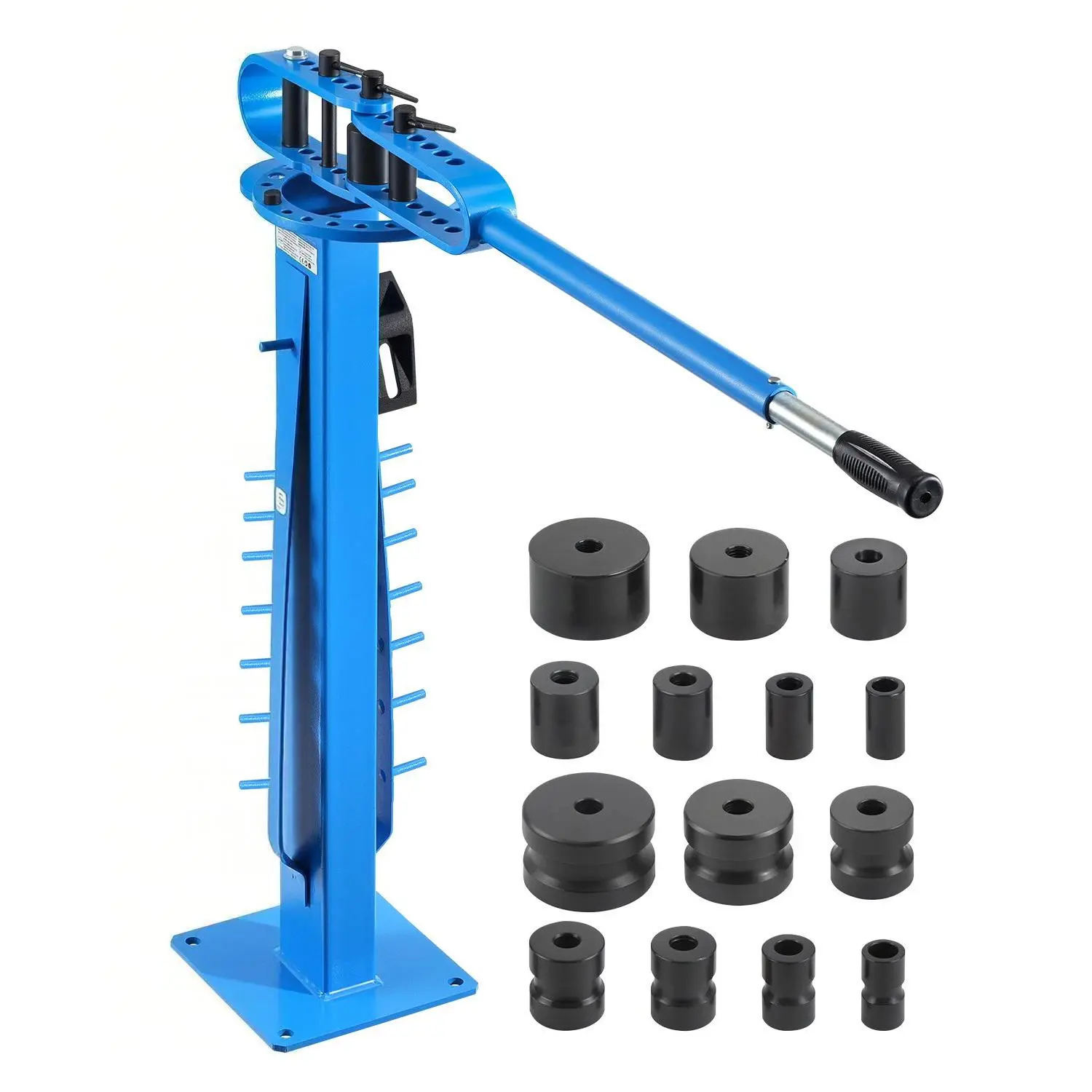 【DealsForYouDays】VEVOR Manual Bending Machine with 14 Bending Dies, 200 Heavy-Duty Bending Tool for Copper Aluminum Iron Pipes, Ideal for HVAC Air Conditioning Refrigerator Auto Repair