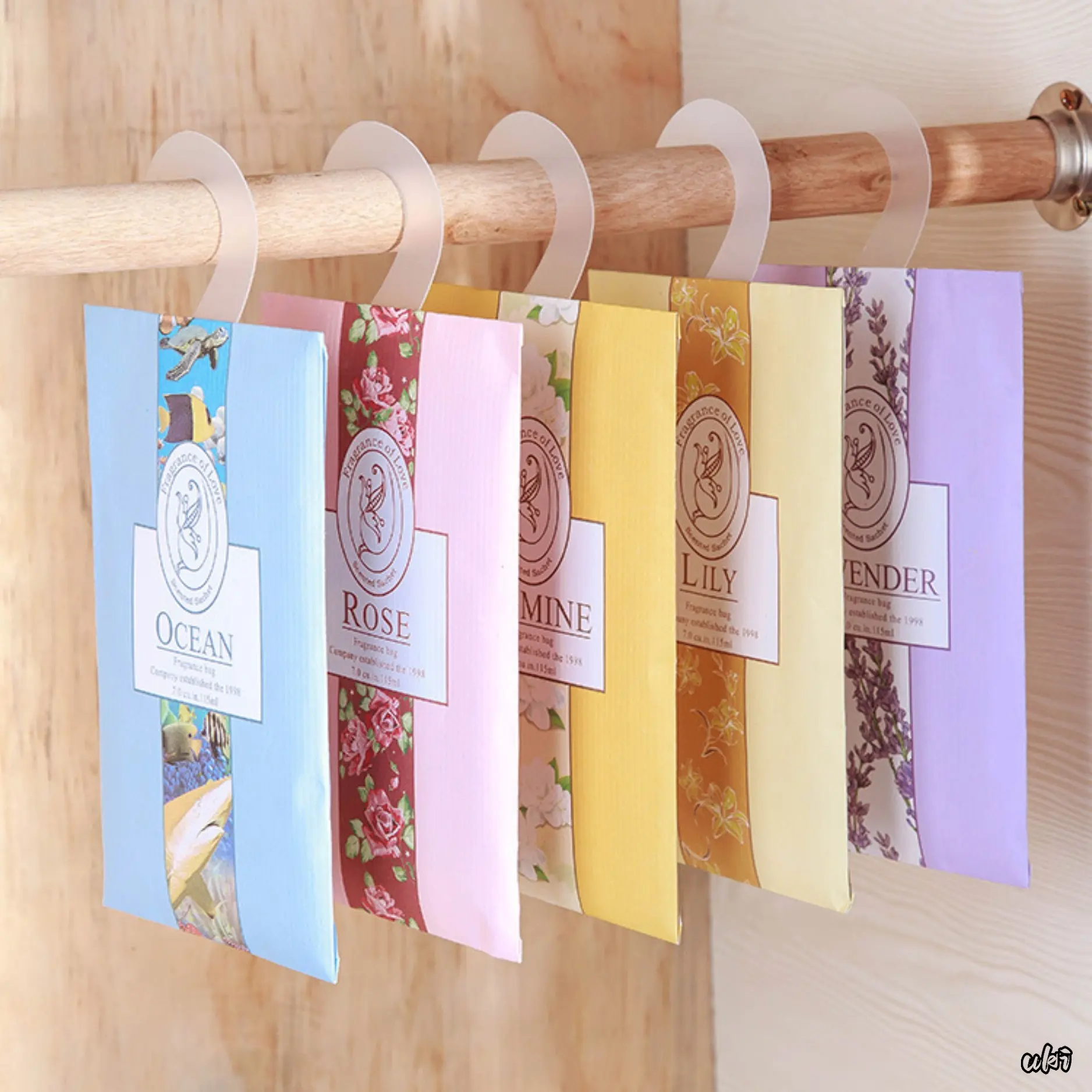 Bedroom air freshener sachet, hangable insect repellent bag, wardrobe deodorizing herb bag, sachet, aromatherapy bag