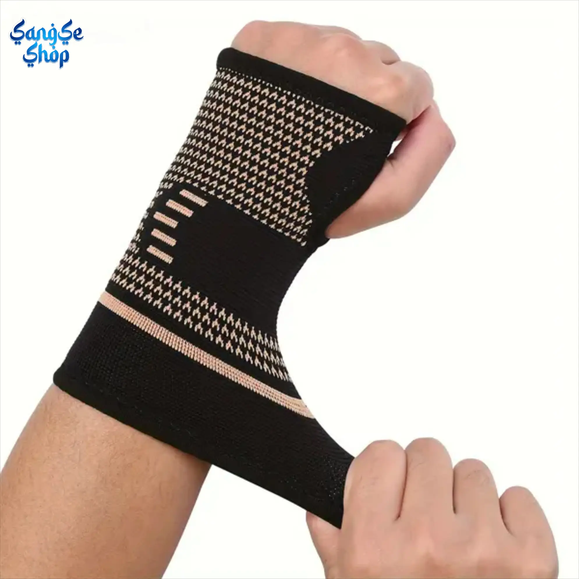 Knitted Hand Stabilizer for Arthritis Control & Tendonitis Relief, Lightweight Sleeve for Carpal Tunnel Pain & Daily Work, Palm, Wrist Support, Knit Fabric, Unisex, Daily Wear, Compression Wrist Brace, Braces, Breathable, 1Pc, Single/Pair