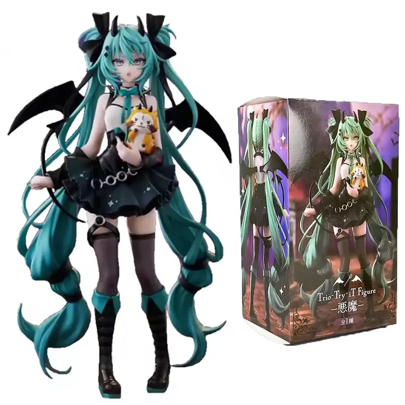 Anime Little Devil Handmade Little Raccoon Chuyin Dark Angel Handmade PVC Model Animation Peripheral Ornaments