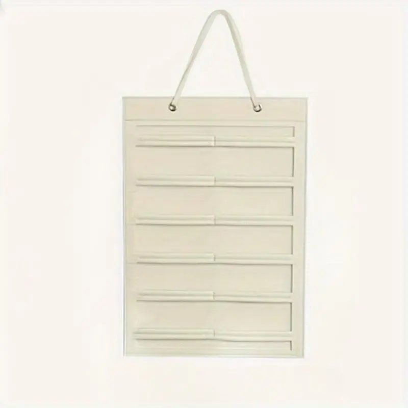 12 Slots Felt Sunglasses Organizer Hanging Wall Glasses Holder Dustproof Storage Display Pocket Wall Stand Organizer Holder Hangable