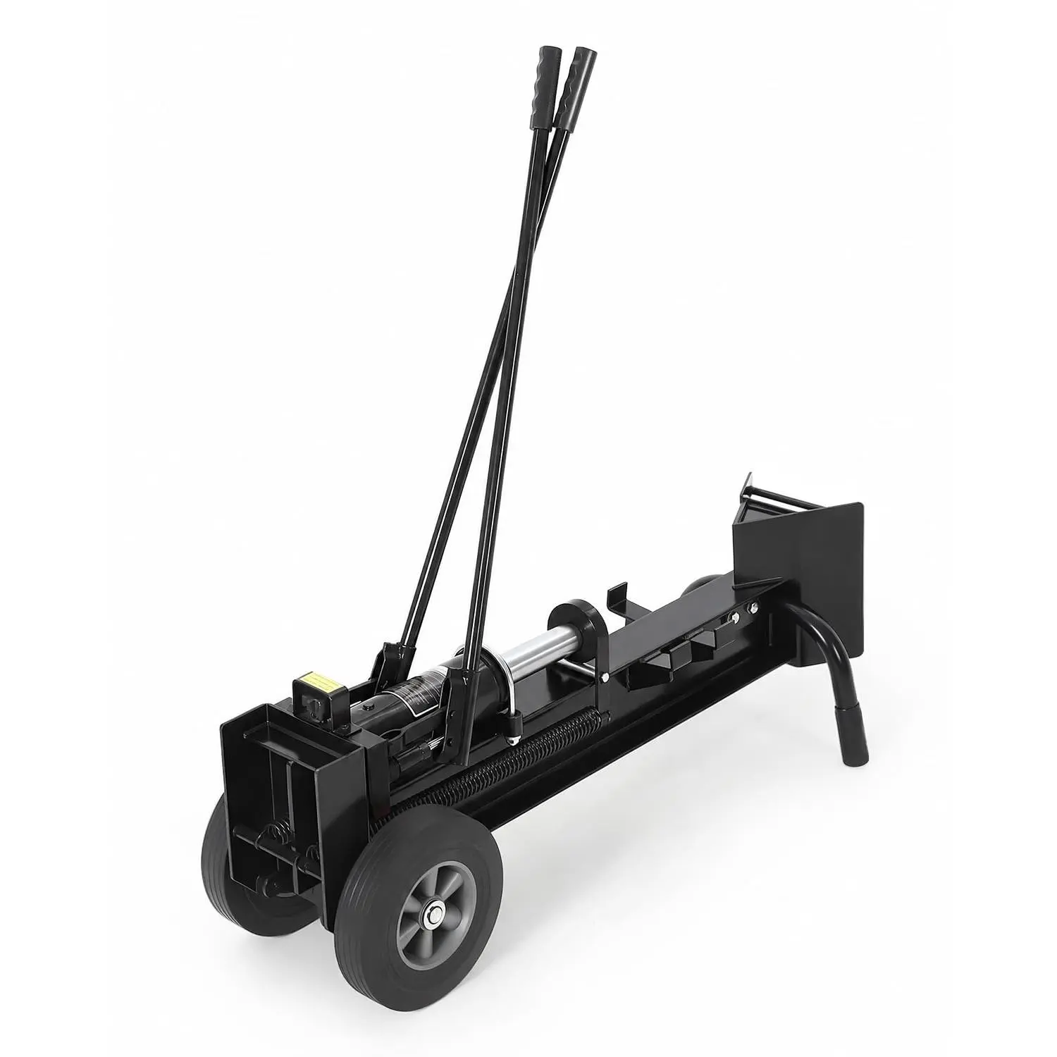 GAOMON 12 Ton Manual Hydraulic Log Splitter - Portable Wood Splitter with Upgraded Rubber Mountain Tires, Stable Stand, Dual-Speed Pump for Home, Garden, Camping & Farm