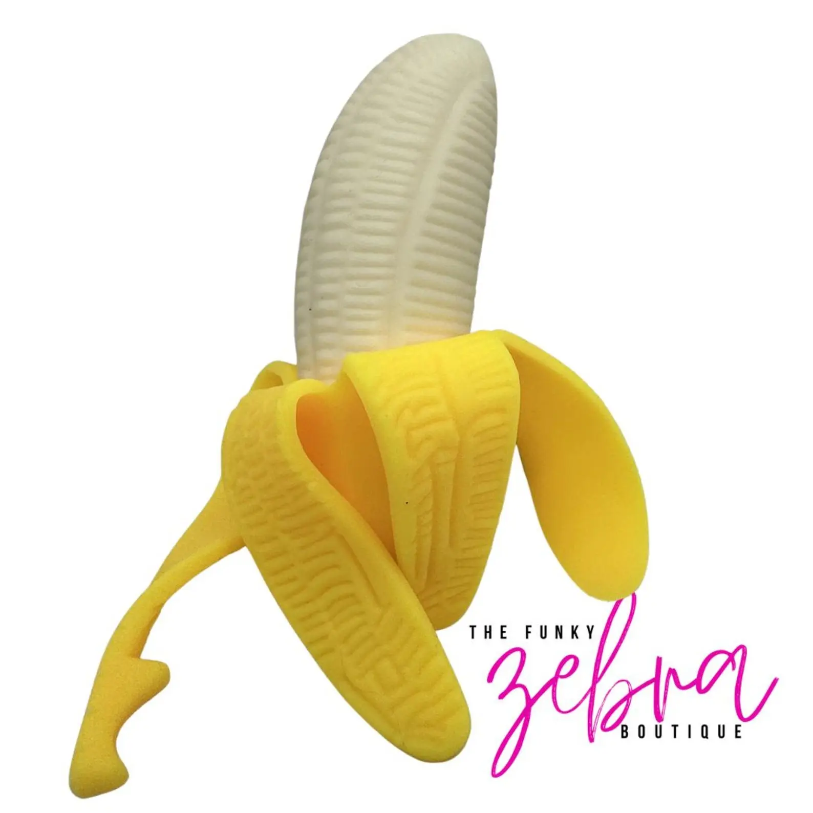Peely Pete Banana Peel Rubber Squishy Fidget Toy