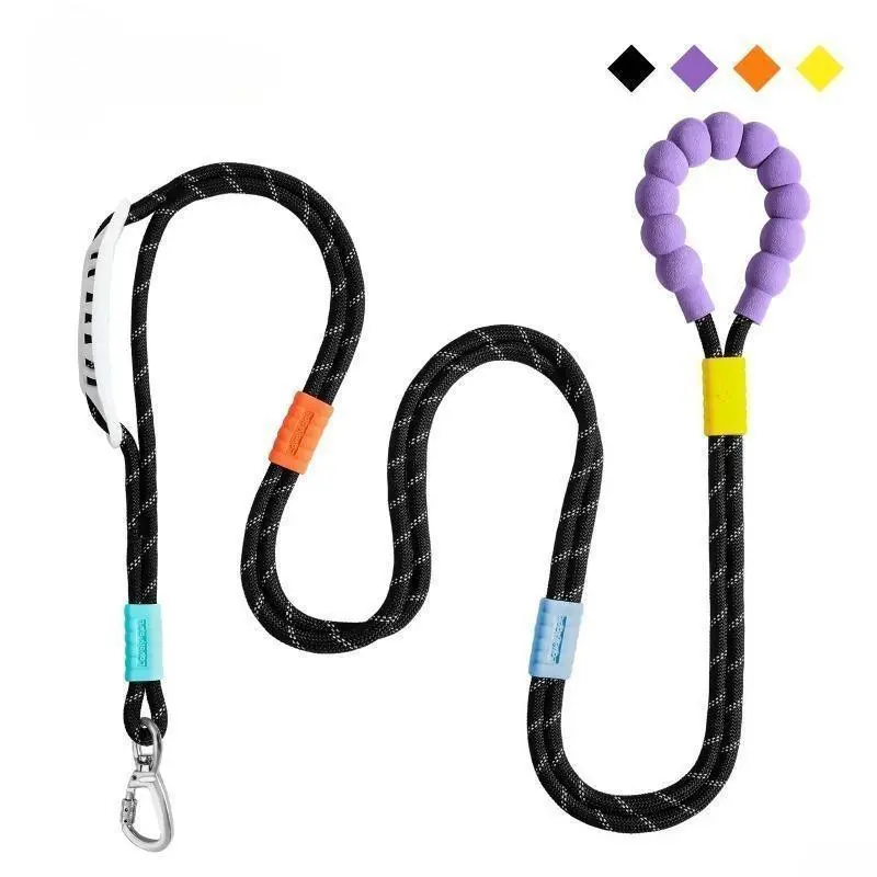 Hands-Free Wearable Dog Leash, Adjustable Waist Crossbody Strap, Explosion-proof Grip & Solid Metal Clip, Durable Outdoor Dog Walking Rope, Waist Belt Leash, Secure Hold, Nbr Foam, Leashes cute cherry design bag charm little girl colorful stylish backpack