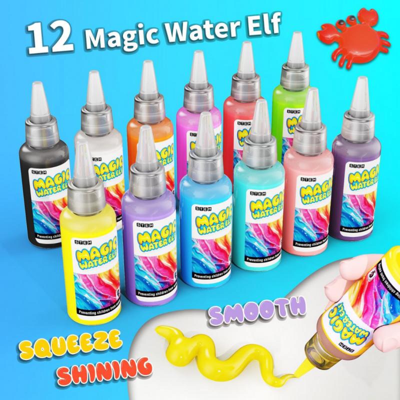 Kids Hydrogel Kit Summer Magic Set, Water Pet Slime Toy Making Kit, Creative Children Crafts, DIY Soft Foam Craft, Ages 6-8 Years Old, DIY Craft Model
