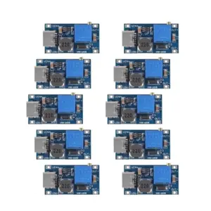 10 PCS MT3608 Boost Power Module Micro USB Type-C 2V-24V To 5V-28V 2A Voltage Regulator upgrade