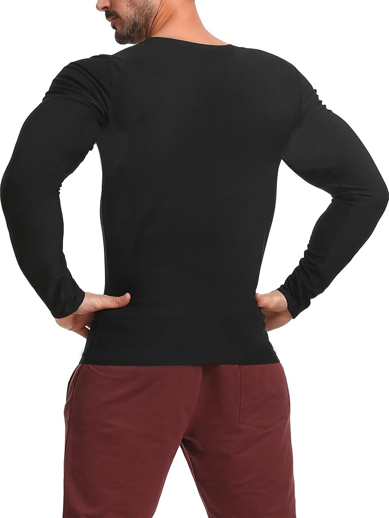 Men's Sauna Suit, Anti-Rip Sweat Suits for Gym & Boxing Workouts, Slim-Fit Casual Style, All-Season Training Gear, Sports Sauna Top