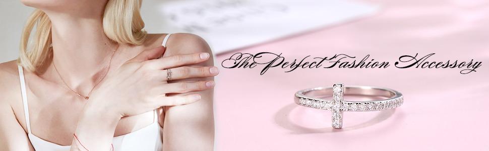 MILACOLATO 925 Sterling Silver Ring for Women Open Circle Karma Rings Polished Fashion Simple Plain Stackable Rings Size5-9