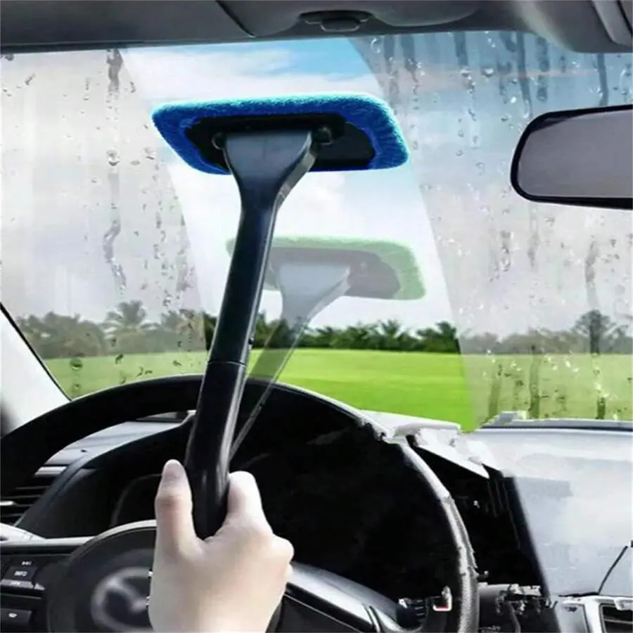 Car Windshield Wiper, Window Glass Cleaning Brush, Household Glass Cleaning Tool, Car Waxing Brush and Mopping Tool, Car Wash Accessories