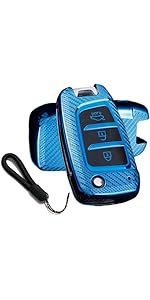 Fob Cover fit for Hyundai Venue Kona SE Santa Fe SE Tucson Key Cover Case Key Holder TPU Key Protector 3 Buttons Red