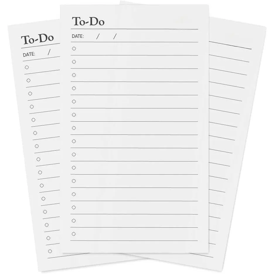 Grid Index Cards 3x5 | 50 Task Planner Vertical Notecards