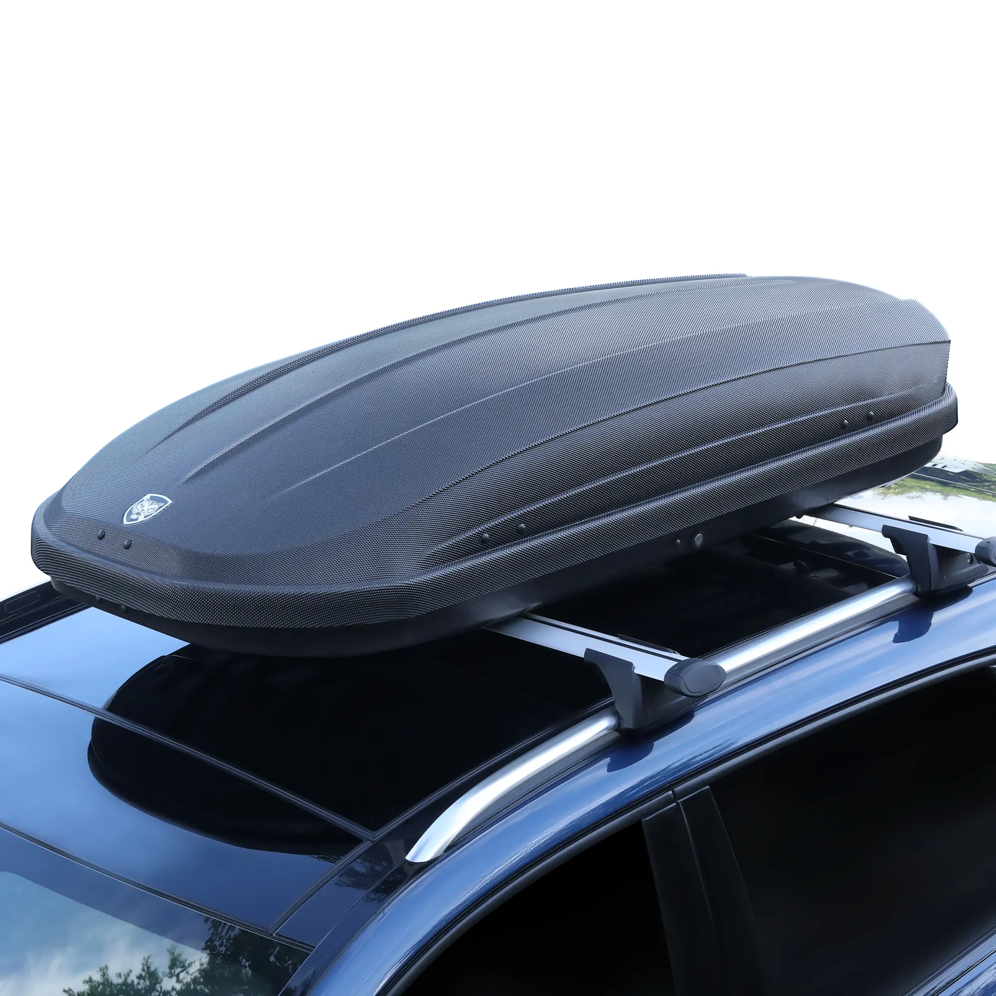 Hard-Shell Rooftop Cargo Carrier Box, 12 Cubic Feet Vehicle Roof Luggage Storage, Secure Locking Design, Heavy Duty Roof Box for Road Trips and Outdoor Travel