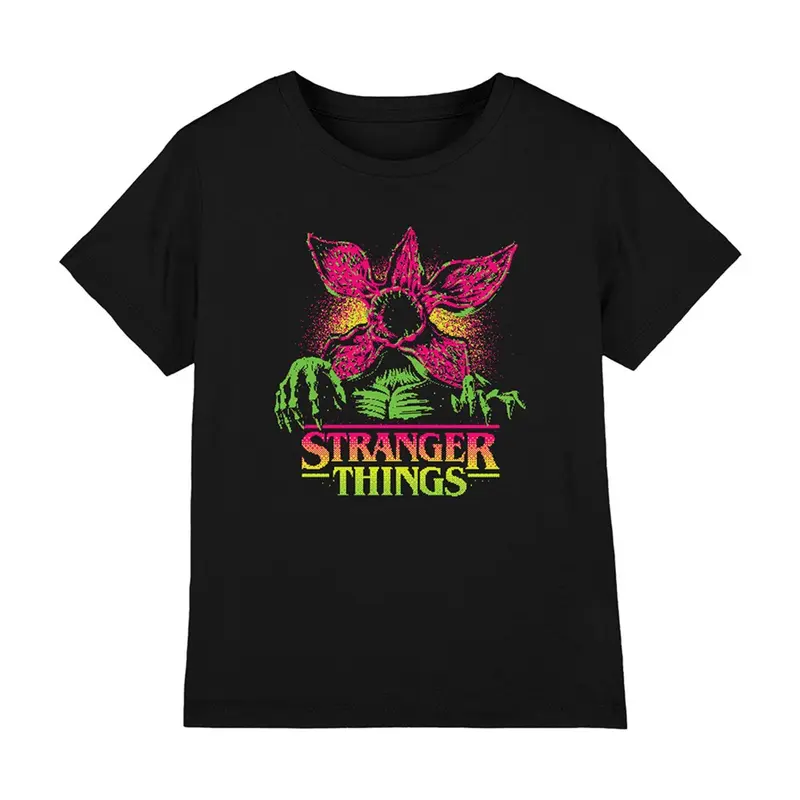 Stranger Things Neon Demogorgon T-Shirt All Size, Stranger Things Tee
