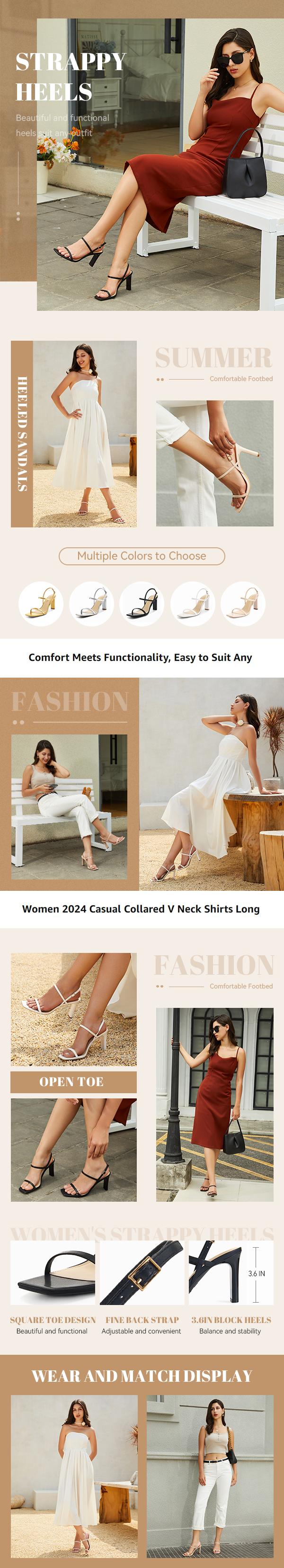 Athlefit Women's Strappy High Heels Square Open Toe Heeled Sandals Ankle Strap Dressy Wedding Party Shoes Footwear Summer platform sandals