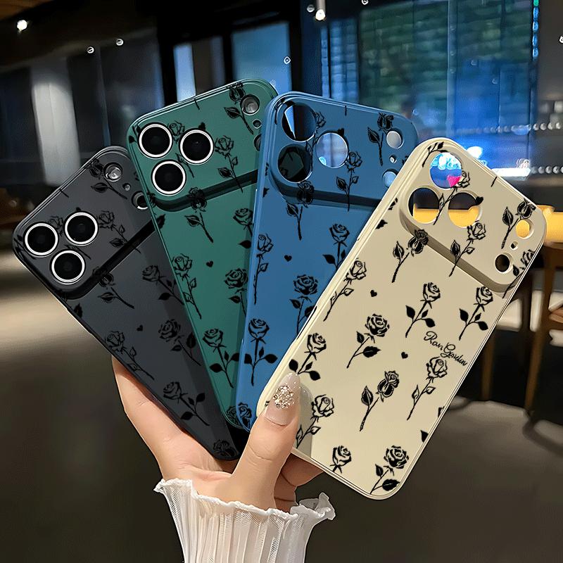 Lucky Elegant Black Rose Soft&Flexible TPU Silicone Phone Case For iPhone 17 Pro Max AIR 16 15 14 13mini 12 11 Plus XR XSMAX Cases For Samsung Galaxy S26 Ultra S25 Edge S24 S23 S22 Plus Durable|Shockproof|Full Camera Protection Lucky Elegant Black Rose Soft&Flexible TPU Silicone Phone Case For iPhone 17 Pro Max AIR 16 15 14 13mini 12 11 Plus XR XSMAX Cases For Samsung Galaxy S26 Ultra S25 Edge S24 S23 S22 Plus Durable|Shockproof|Full Camera Protection