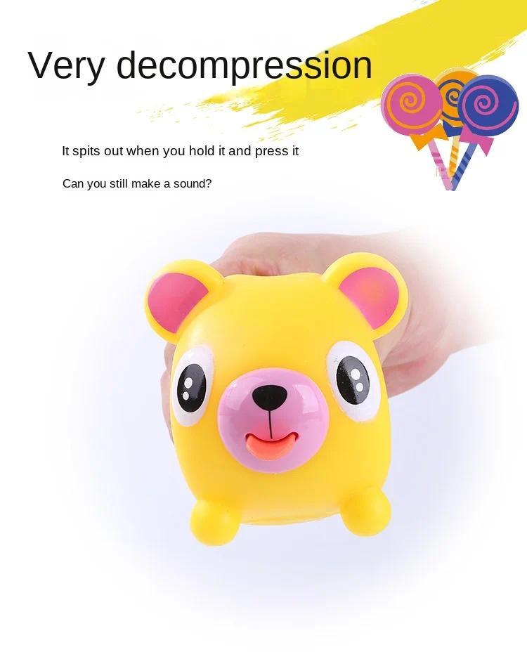 Talking Animal Baby Toys Jabber Ball Tongue Out Stress Relieve Soft Cute Tiger Pig Dog Ball Great Gifts for Kids Adult Baby Toys