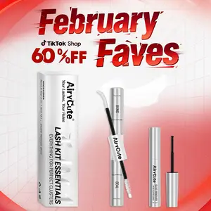 AiryCute Lash Kit Essentials | Strong Hold, Waterproof & Remover-Safe for Flawless Lashes Latex-Free Waterproof Bond Seal & Remover for Sensitive Eyes - Biotin&VE Ingredients - Long Lasting Formula - Pool-Proof Rainy Day Proof