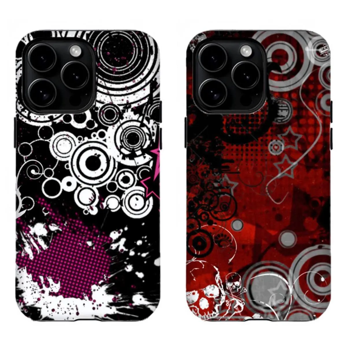 Abstract Grunge Art Phone Case For iPhone 11 12 13 14 15 16 17 Pro Max ,For Samsung S26 S25 S24 S23 S22-Gift For Fans/Him/Her