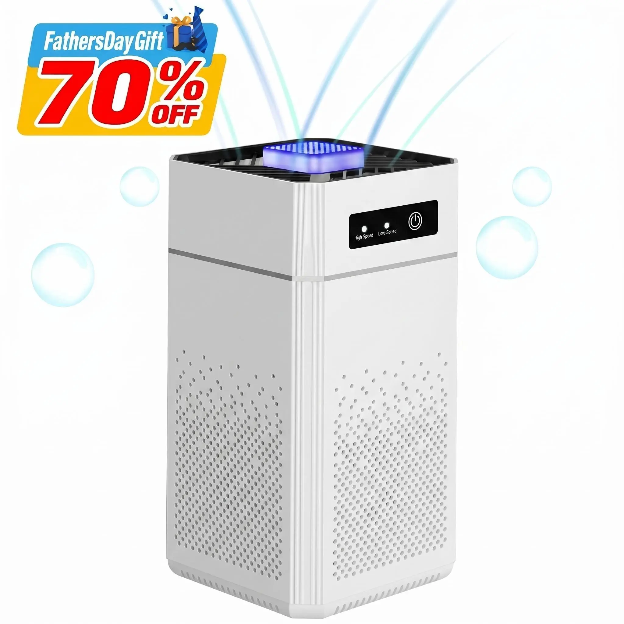 Home HEPA Air Purifier Large Room Cleaner for Allergies Smoke Dust Odor