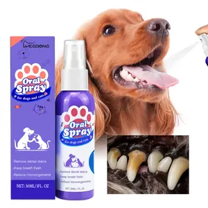 PET Dog Dental Care Spray, Vet-Recommended Breath Freshener & Teeth Cleaning Spray, Eliminate Bad Breath, Relieve Gum Redness & Infections, Reduce Plaque & Tartar, No Brushing 30ML