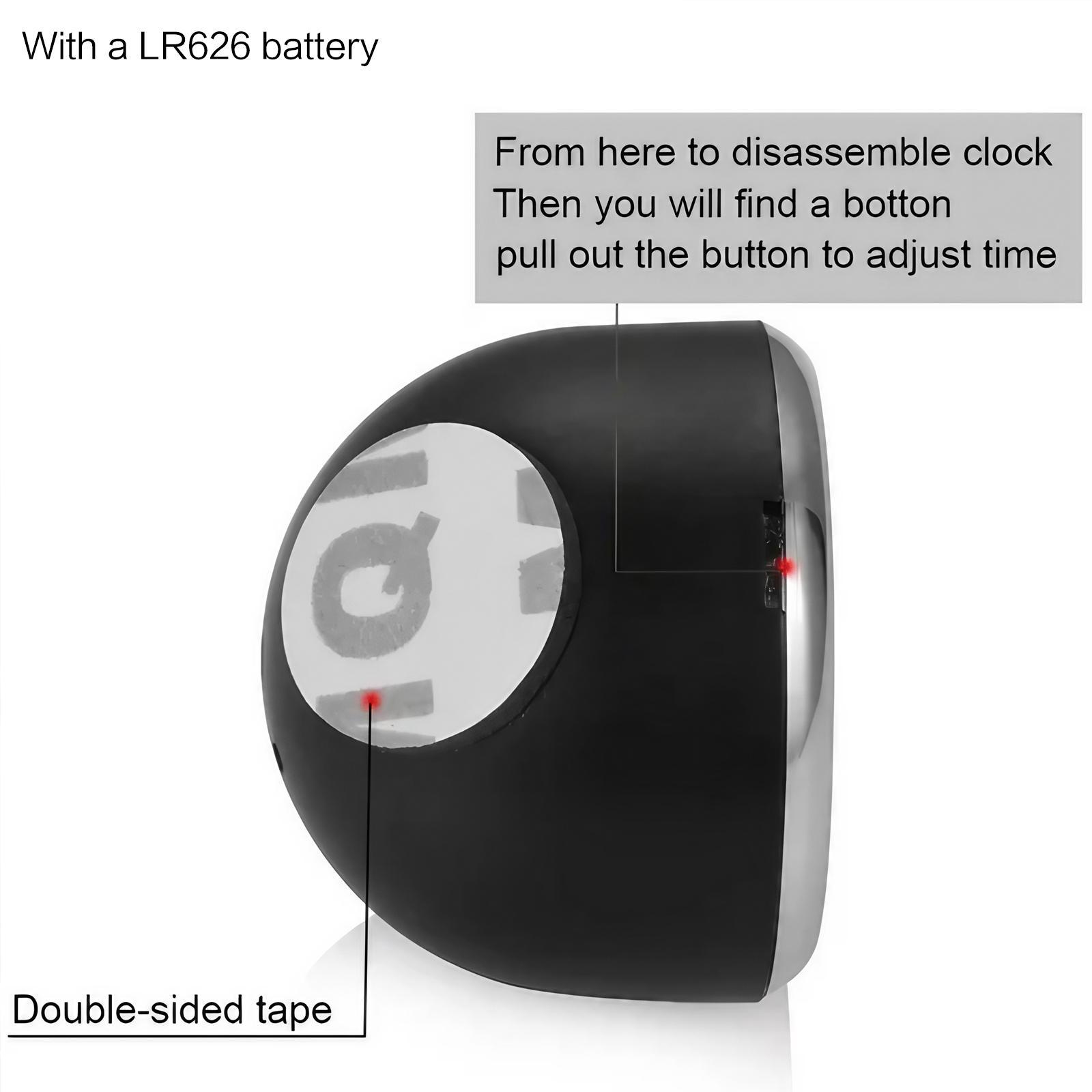 Car Dashboard Clock, Car Dashboard Digital Pointer Clock Decoration, Car Interior Decoration Accessories, Car Dashboard Decor