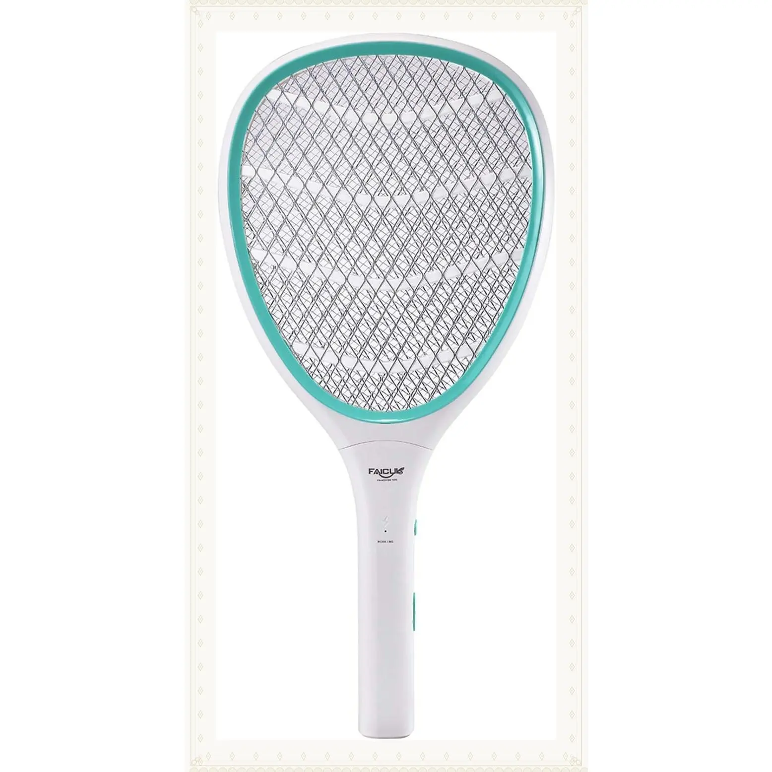 Handheld Bug Zapper Racket Electric Fly Swatter | Mosquito Zapper Racket For Indoor & Outdoor Use, AA Battery Operated, Light WeightGift