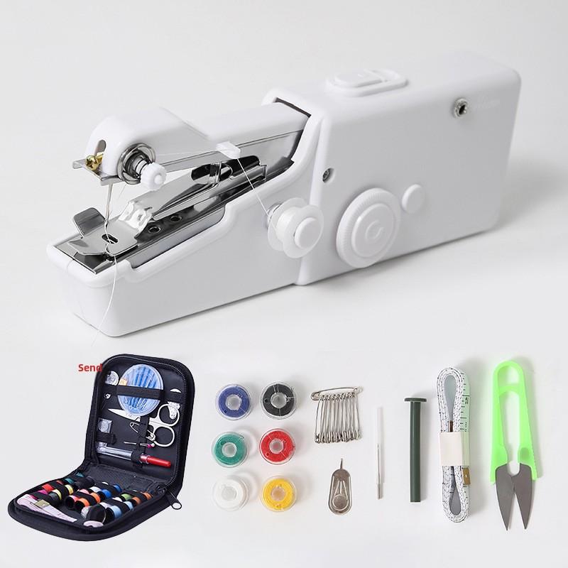 Handheld Electric Sewing Machine Multifunctional Portable Mini Tool for DIY Hemming Tailoring Mending Clothes Daily Crafting and Quick
