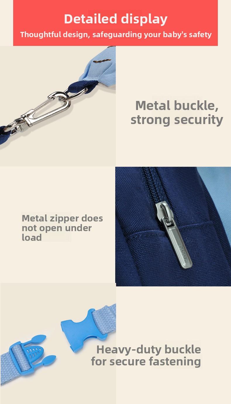 Super Cute Anti-Lost Backpack | Mini Rucksack with Traction Leash, Wrist Link & Security Lock with Key, Portable Lightweight Travel Backpack