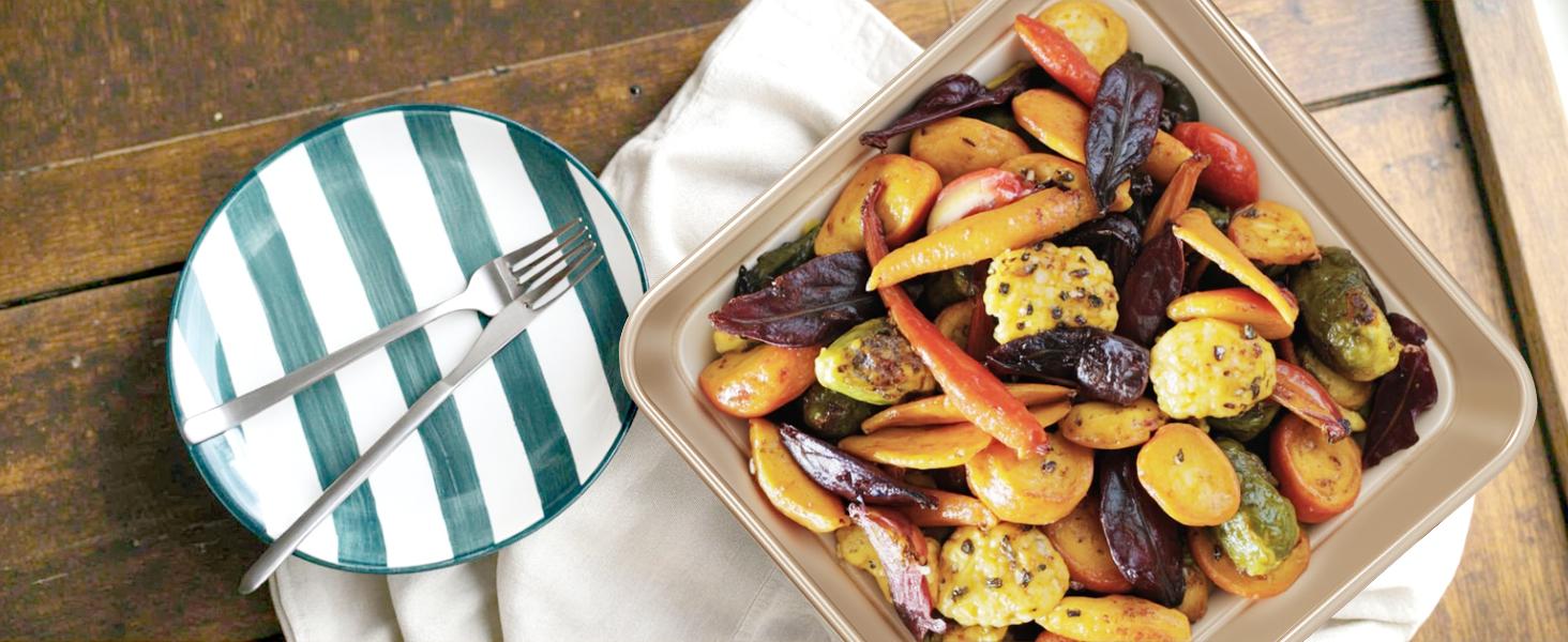 Baking Pans Set, Nonstick Stackable Bakeware Sets, Oven Pans for Cooking 6 Pieces Baking Sheets Set Including Cookie Sheet, Deep Roaster Pan, Square Pan, Loaf Pan, Muffin Pan, Carbon Steel Baking Pans Set, Nonstick Stackable Bakeware Sets, Oven Pans for Cooking 6 Pieces Baking Sheets Set Including Cookie Sheet, Deep Roaster Pan, Square Pan, Loaf Pan, Muffin Pan, Carbon Steel