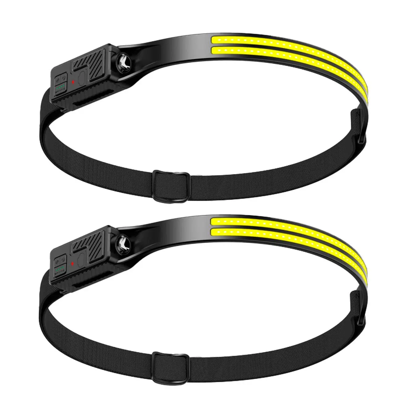 Rechargeable Silicone LED Headlamp with Headband - 230° Wide Beam, Motion Sensor, IPX4 Waterproof, Multiple Modes Sensor Lights for Adults, Children, Camping & Hiking, Soft Silicone Body, Ipx4 Water Resistant, Adjustable Band, Usb C Led, 2.47Oz
