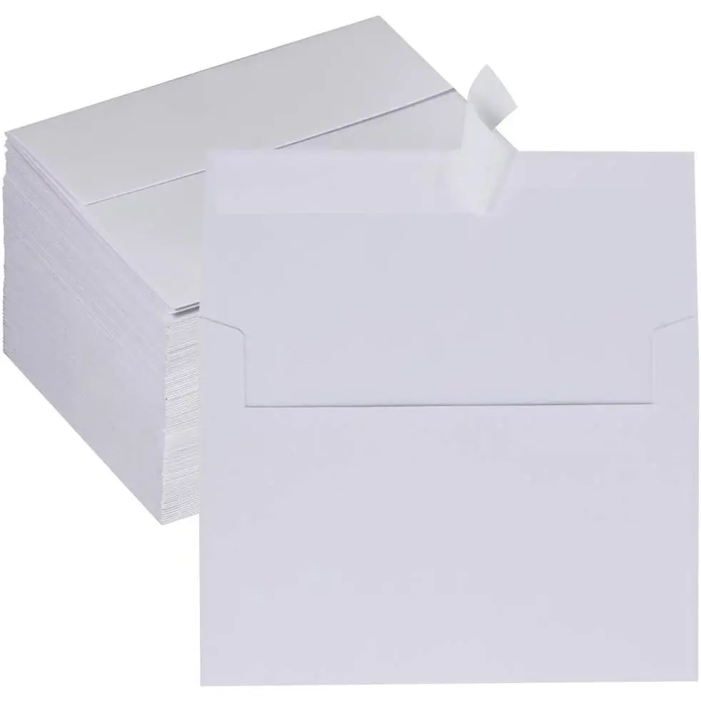 150 Pcs Bulk A2 Invitation Envelopes in White Peel & Press Self Seal 4 3/8 x 5 3/4 Envelopes RSVP Return Envelopes 95lbs Paper Stock for Wedding Party Invitations Announcement Greeting Cards