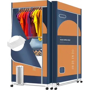 Portable Clothes Dryer, 1600W -Drying Portable Dryer for Apartment, 67Inch -3 Tier Foldable High Capacity Clothes Dryers Rack, Small/Compact Portable Dryer with Timer for RV, Travel