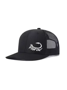 2pcs/1pc Unisex Baseball Cap Fishing Printing Hat Mesh Hats for Mens Women Richardson Slightly Curved Brim Baseball Cap Adjustable Trucker Hats Dad Hats Outdoor Mesh Breathable Sun Hat Printed Trucker Hat Summer Outdoor Hat