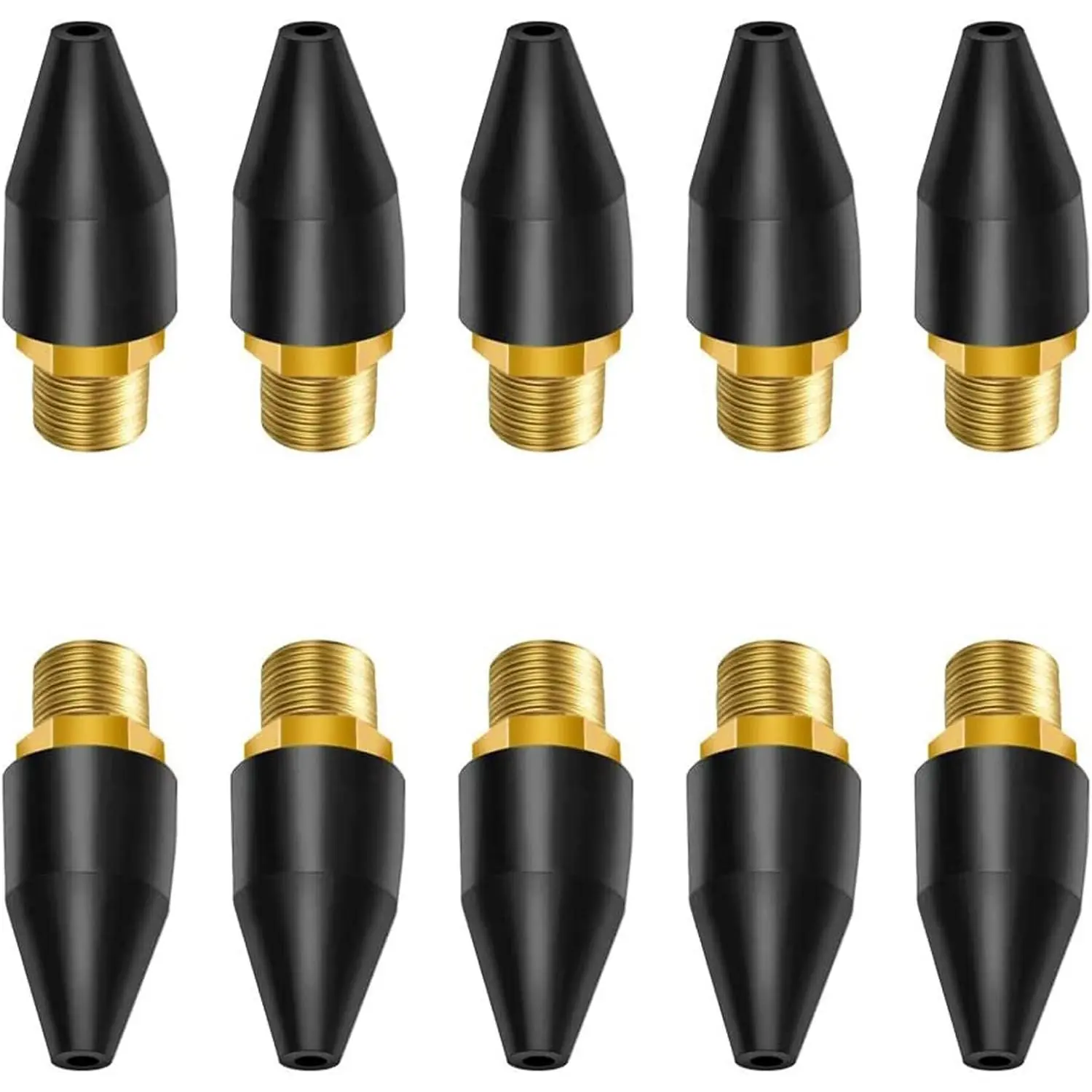 10 count Rubber Air Tool For Air Nozzle Tip, Blow  Rubber Tip For Air Tool,  Air Nozzle For Air Blow  Tool For Air Tool  & Accessories Air Blow  Tool Black