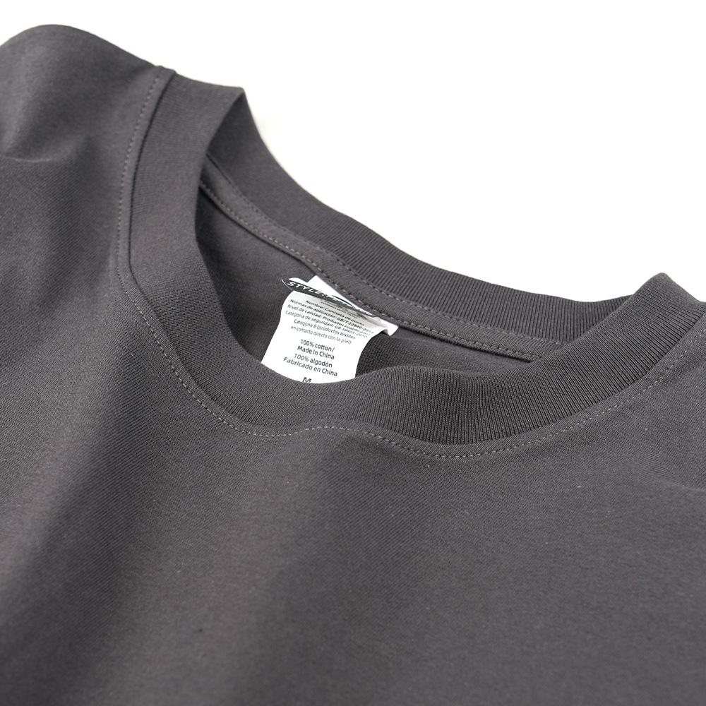 Girl with umbrella, round neck pure cotton T-shirt, everyday wear, fashion information.