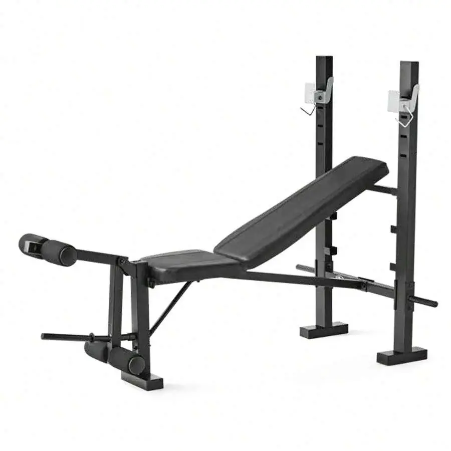 Standard Bench & Rack Combo With Leg Press