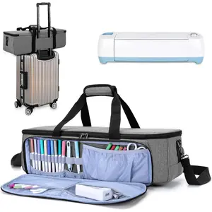Carrying Compatible with Cricut Die-Cutting Machine and Supplies, Tote Compatible with Cricut Explore Air (Air2) and Maker (Bag Only, Patent Design), Gray