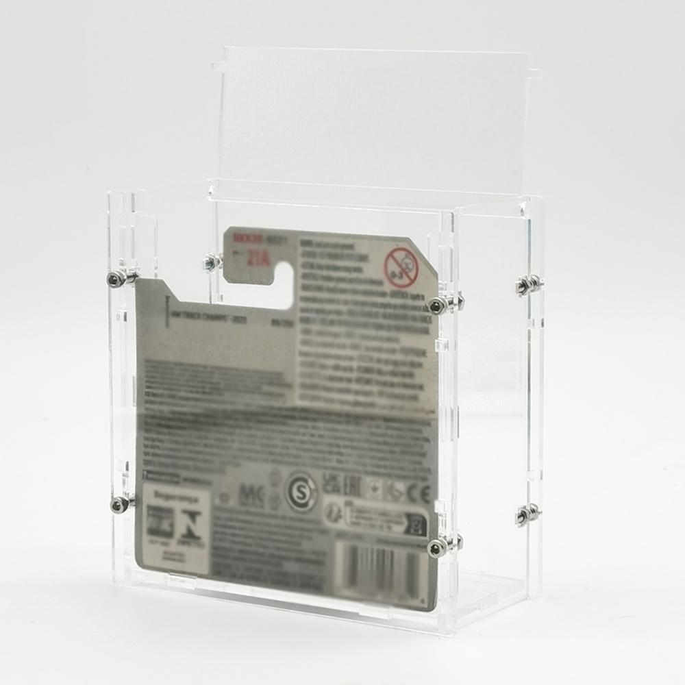 Bob 1/64 Model Car Display Case (without cars in pictures) For Hotwheels Acrylic Transparent High Grade Screw Fixed Display Box