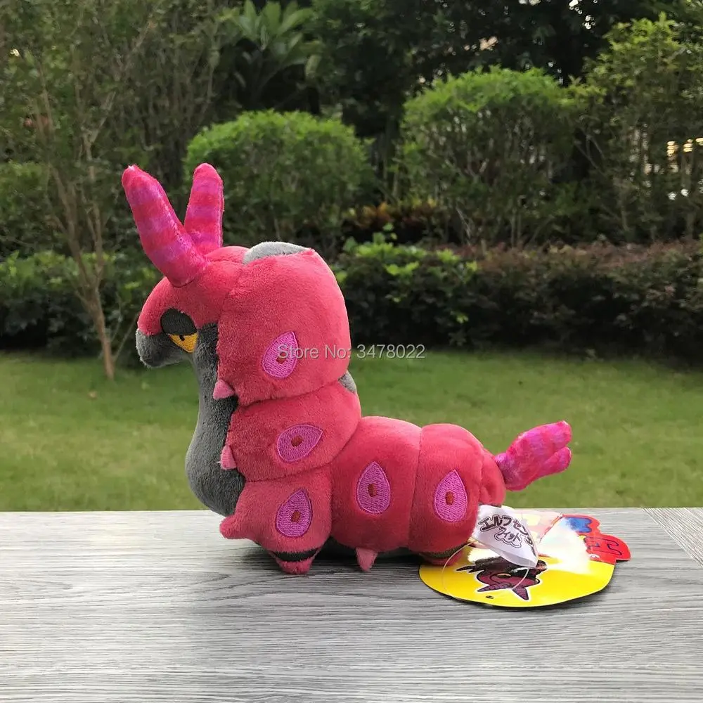 Pokemon Allstar Collection With Tag Scolipede Plush Toy Centipede Stuffed Toys Soft Doll 5.5"