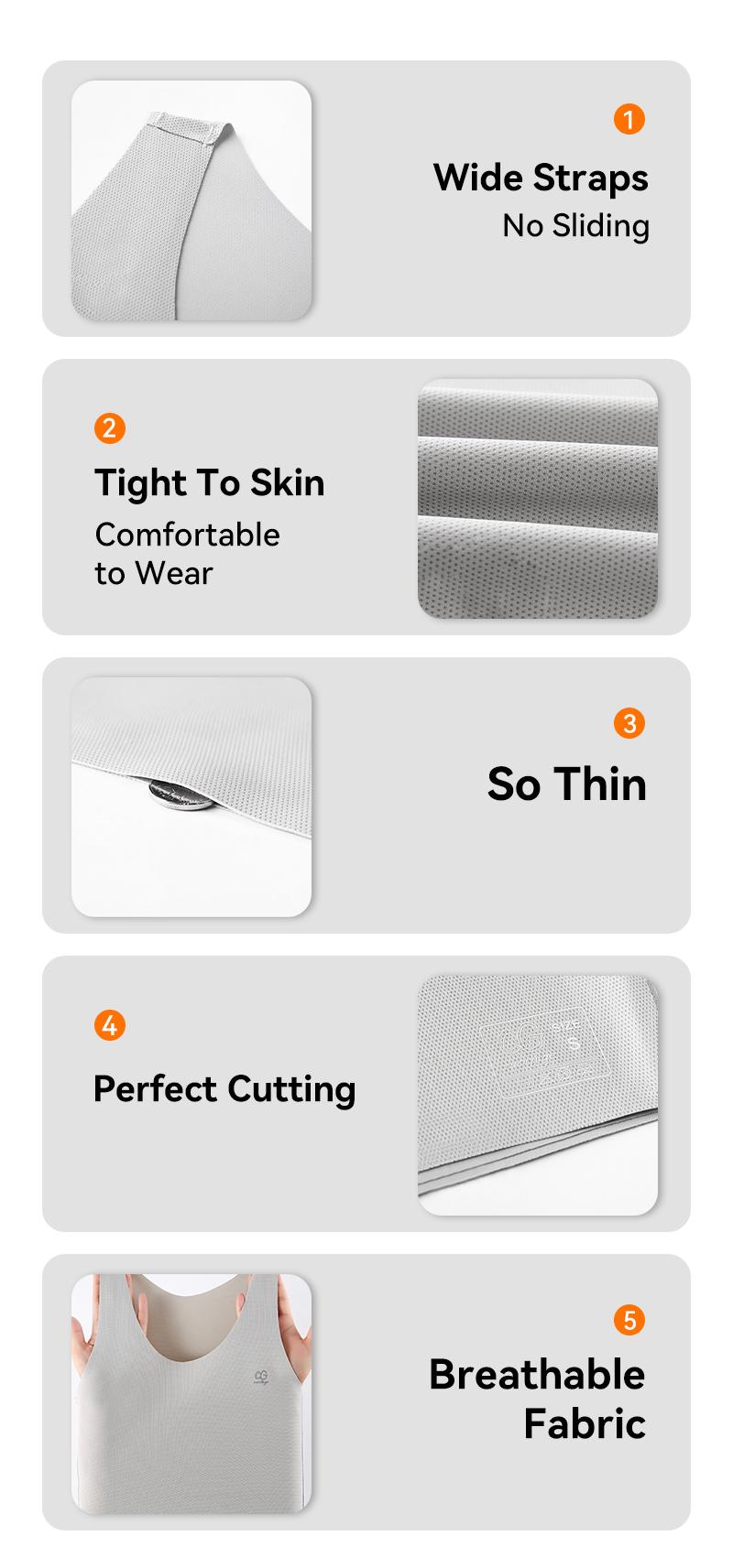 No Trace Sport Pullover Traceless Pullover Chest Binder No Metal No Hook Seamless Chest Binder Tomboy Breathable Sports Bra Corsets