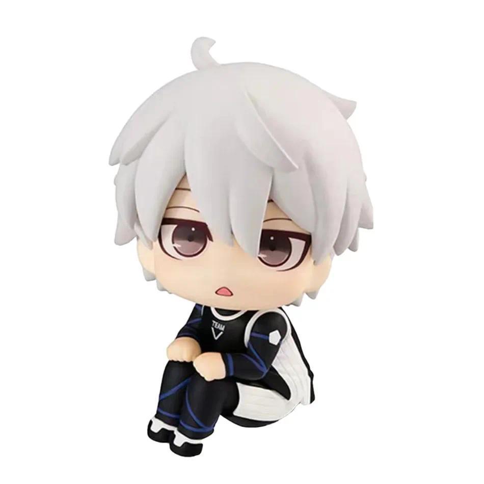 Isagi Yoichi Doll Blue Lock Action Figures toy Q Version Chigiri Hyoma Bachira Meguru Nagi Seishiro Figure PVC Ornament Toys