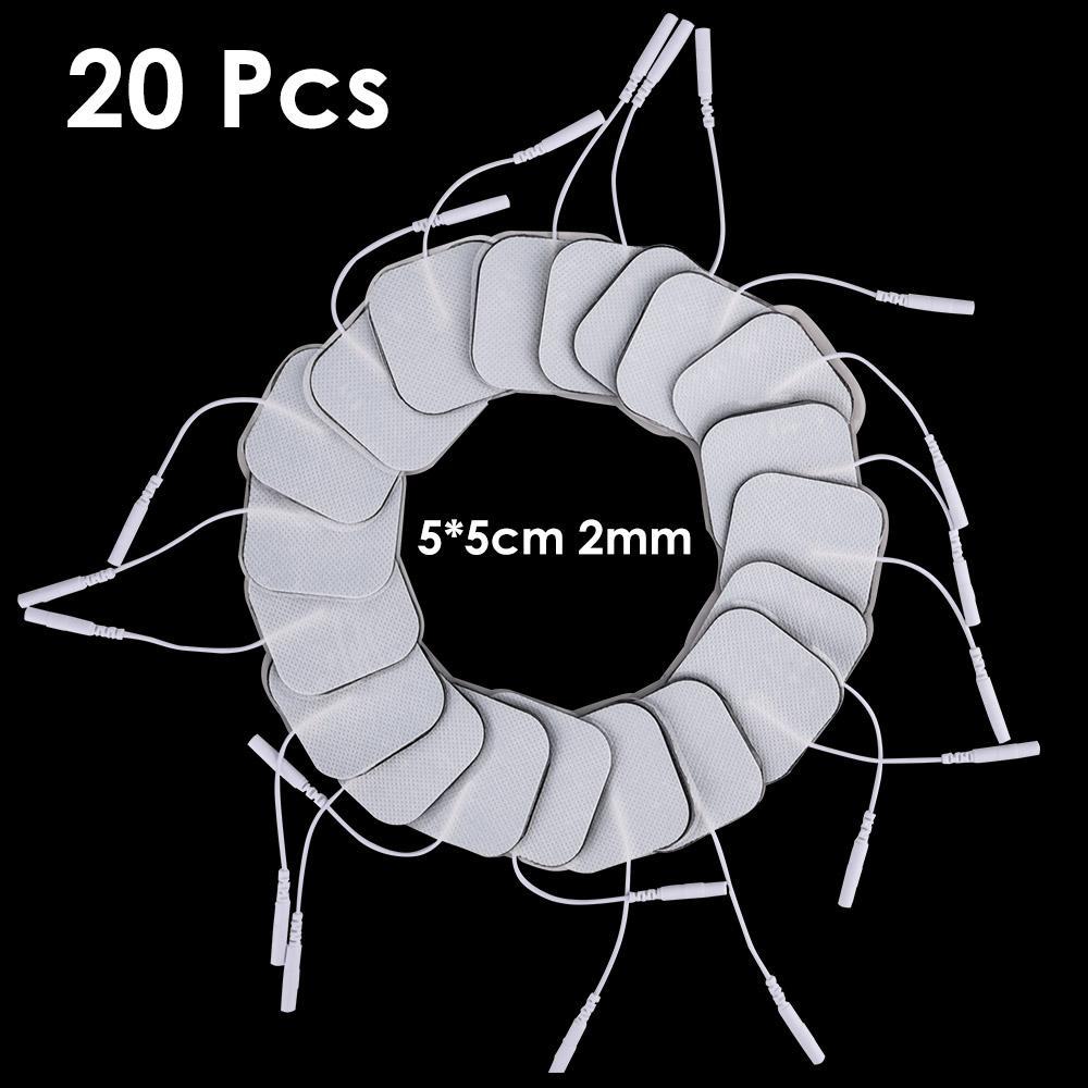 Wide Compatibility Reusable Electrode Pad, 20pcs/set Durable Self-adhesive Electrode Patch, Professional Personal Care Accessories
